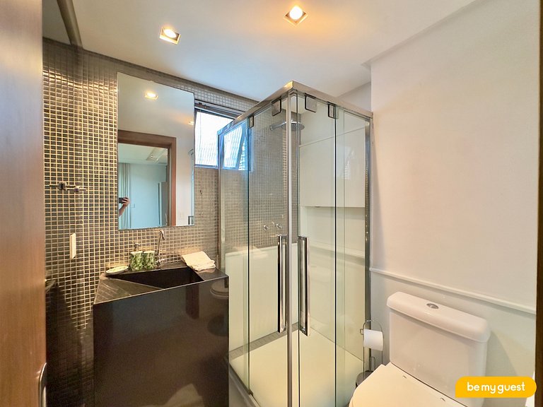 apartamento incrível em hotel na beira mar