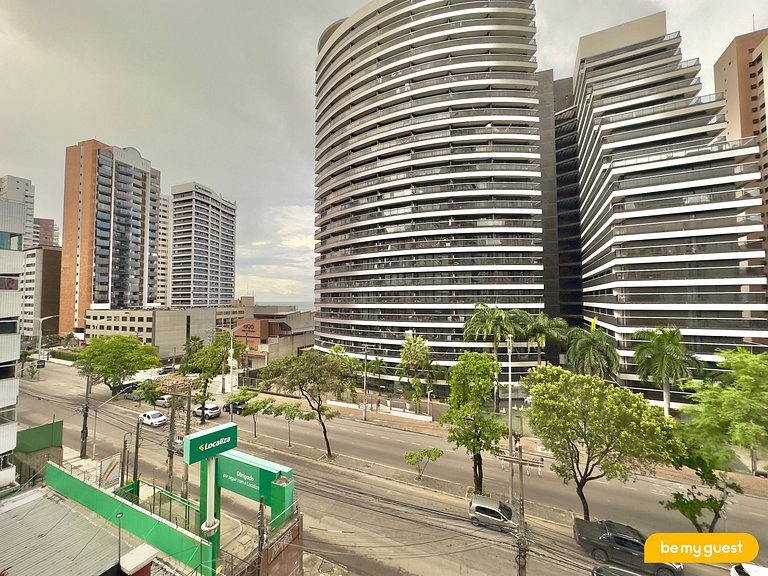 apartamento incrível em hotel na beira mar