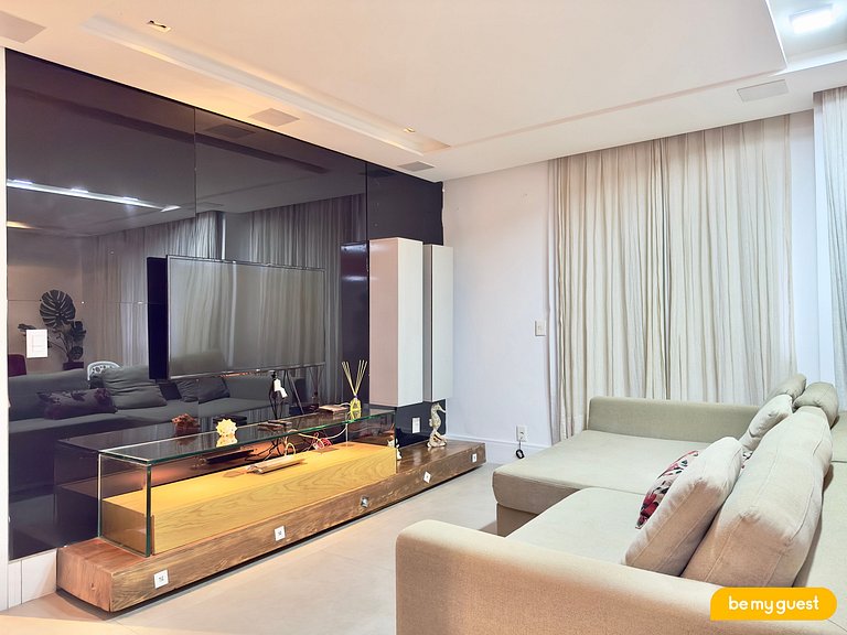 apartamento incrível em hotel na beira mar