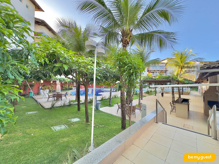 Lindo apto de 3 quartos ao lado do Beach Park