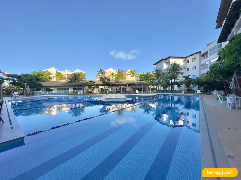 Lindo apto de 3 quartos ao lado do Beach Park
