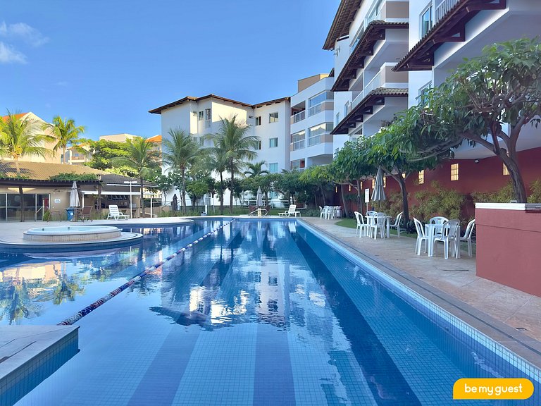 Apartamento 3 Quartos com Vista da Piscina