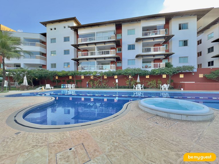 Lindo apto de 3 quartos ao lado do Beach Park