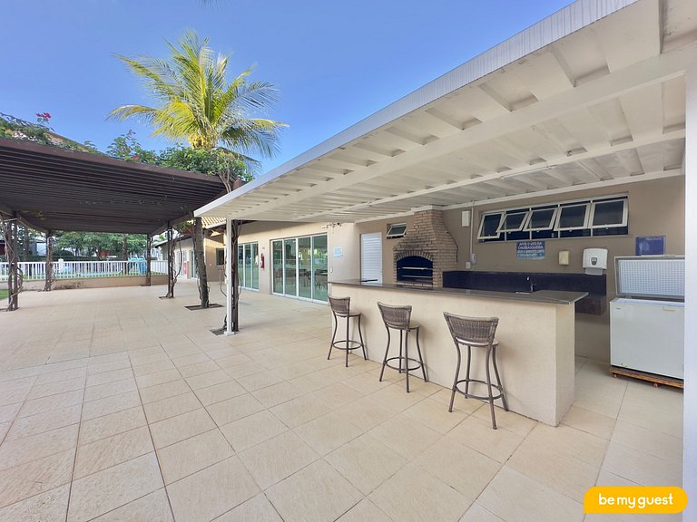 Lindo apto de 3 quartos ao lado do Beach Park
