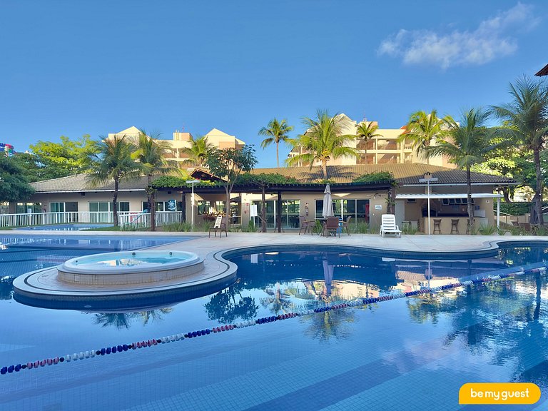 Lindo apto de 3 quartos ao lado do Beach Park