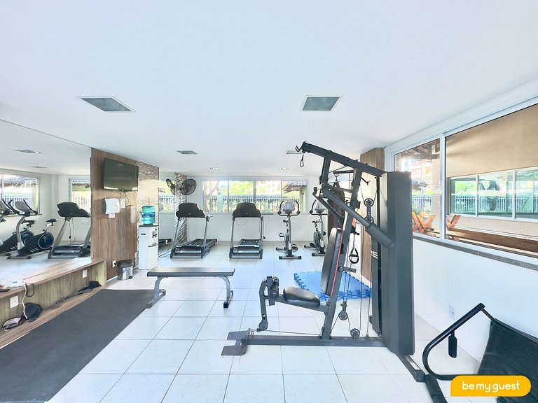 Apartamento 3 Quartos com Vista da Piscina