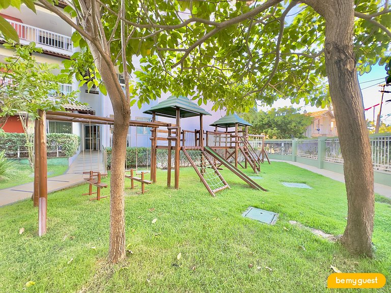 Lindo apto de 3 quartos ao lado do Beach Park