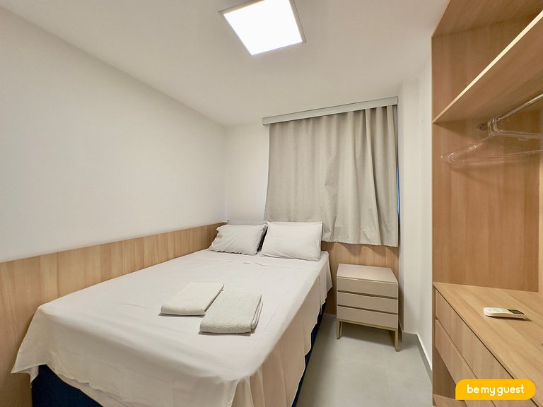 Lindo apto de 3 quartos ao lado do Beach Park