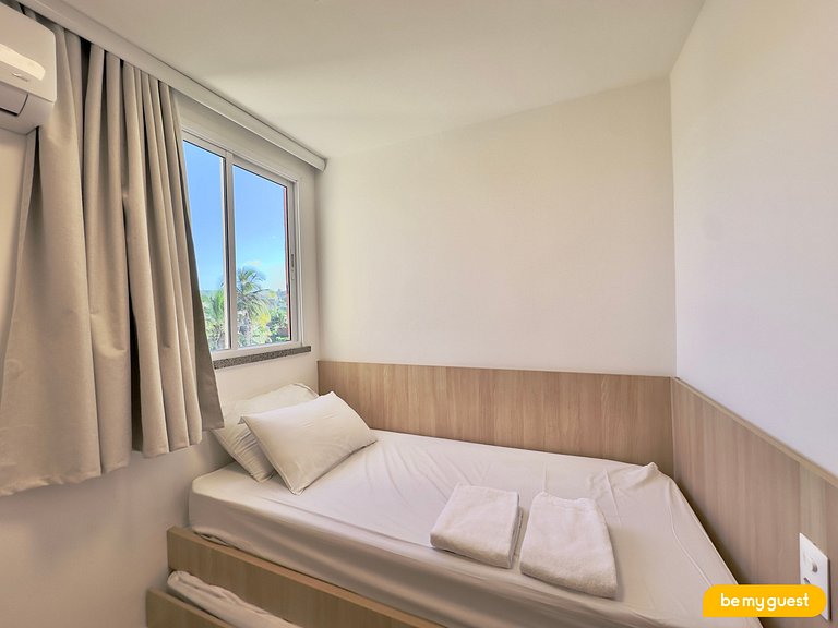 Lindo apto de 3 quartos ao lado do Beach Park