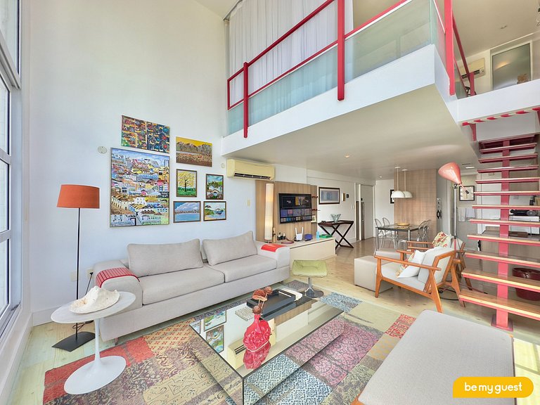 Apartamento perfeito com linda vista mar