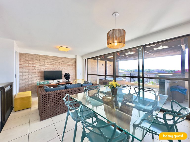 Cobertura com 3 quartos pertinho do Beach Park