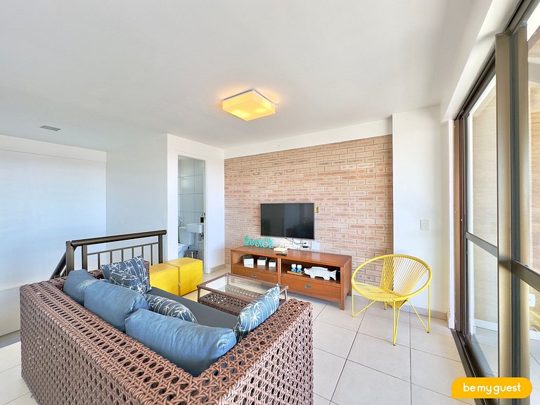 Cobertura com 3 quartos e Jacuzzi no Mediterranee
