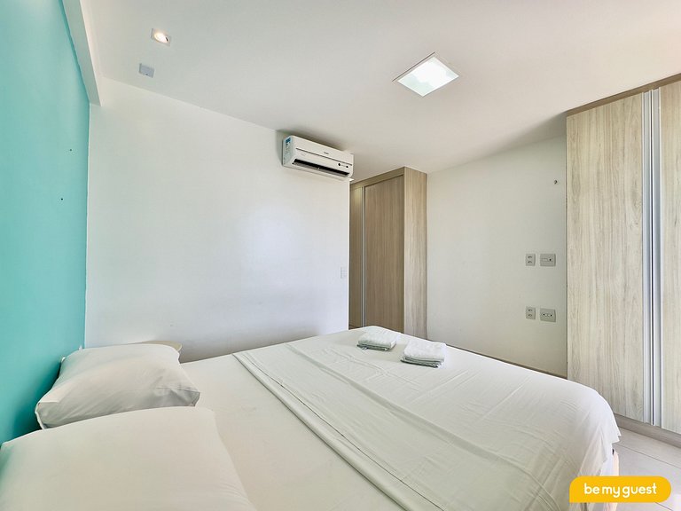 Cobertura com 3 quartos e Jacuzzi no Mediterranee