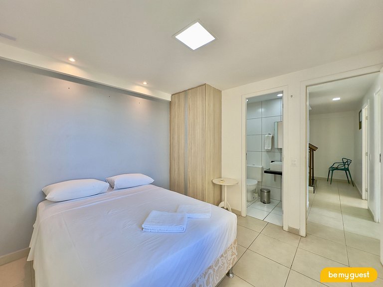 Cobertura com 3 quartos e Jacuzzi no Mediterranee