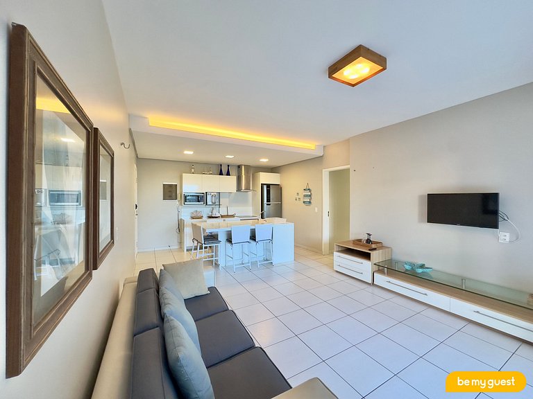 Excelente apartamento Vista Mar no Beach Living