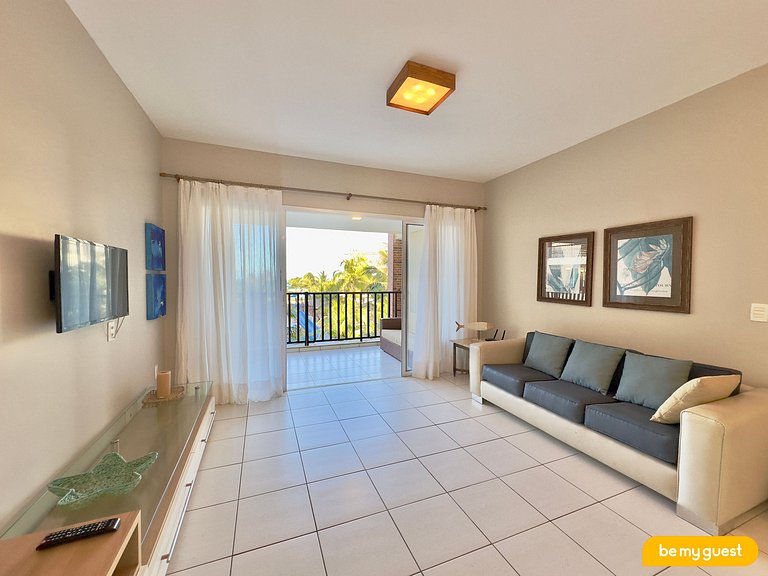 Excelente apartamento Vista Mar no Beach Living