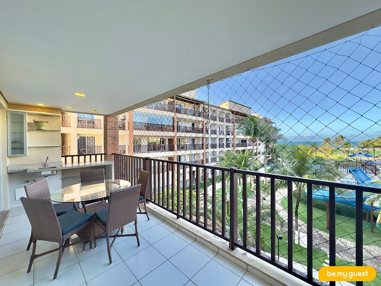 Excelente apartamento Vista Mar no Beach Living