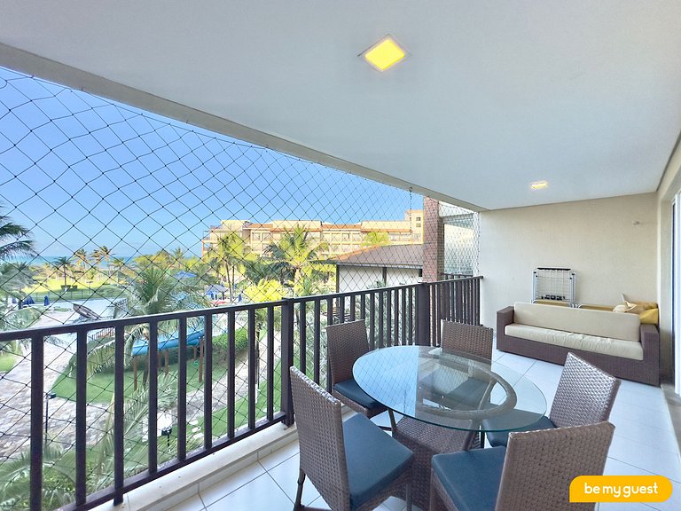 Excelente apartamento Vista Mar no Beach Living