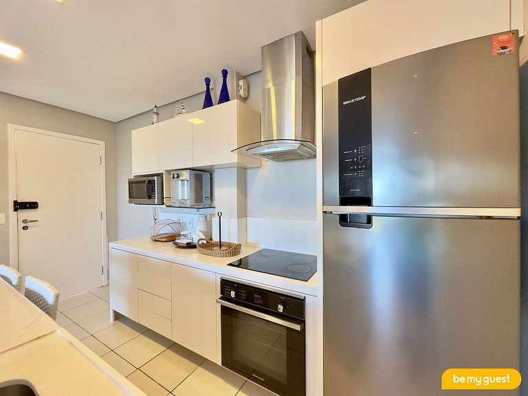 Excelente apartamento Vista Mar no Beach Living