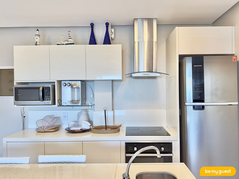 Excelente apartamento Vista Mar no Beach Living