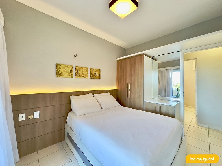 Excelente apartamento Vista Mar no Beach Living