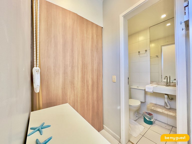 Excelente apartamento Vista Mar no Beach Living
