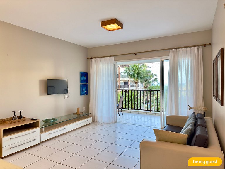 Excelente apartamento Vista Mar no Beach Living