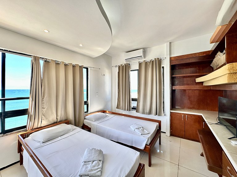 Apartamento frente mar na Praia de Iracema