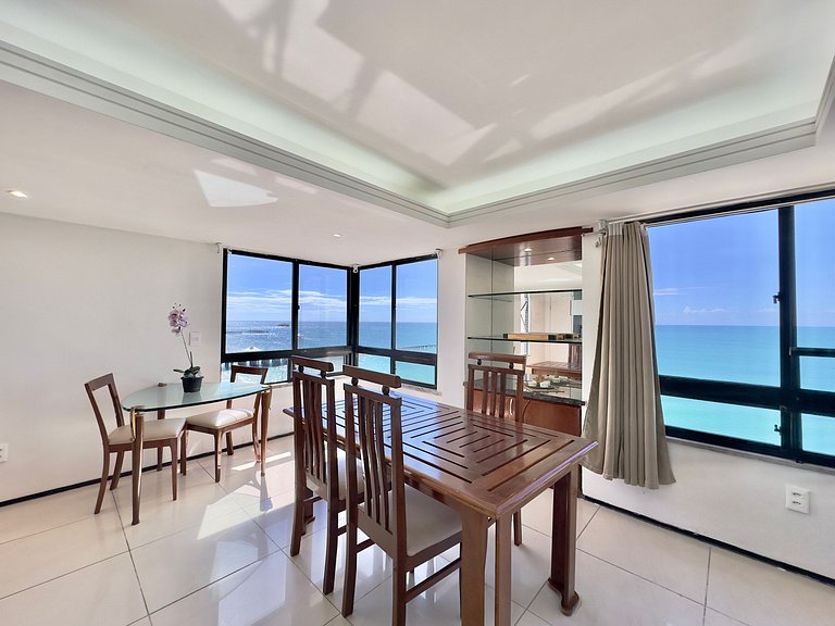 Apartamento frente mar na Praia de Iracema