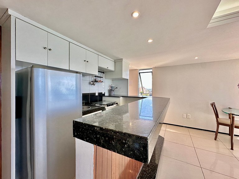 Apartamento frente mar na Praia de Iracema
