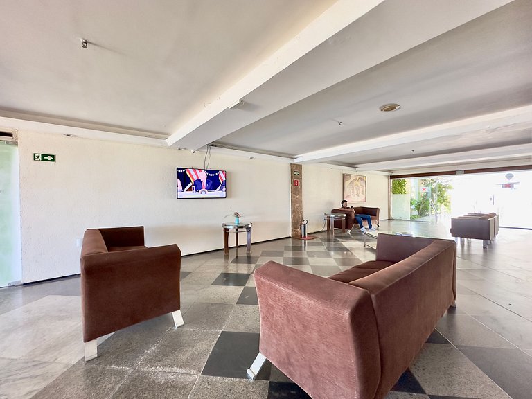 Apartamento frente mar na Praia de Iracema