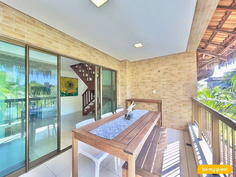 Cobertura incrível com jacuzzi e churrasqueira