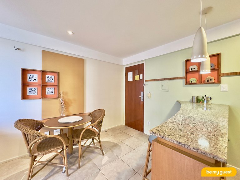 Apartamento 2 quartos em hotel com vista