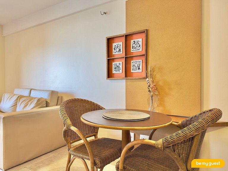 Apartamento 2 quartos em hotel com vista