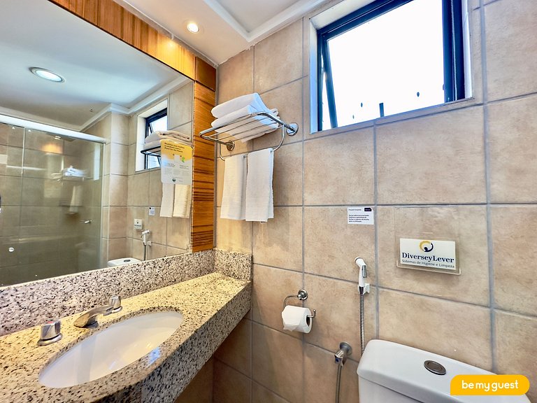 Apartamento 2 quartos em hotel com vista