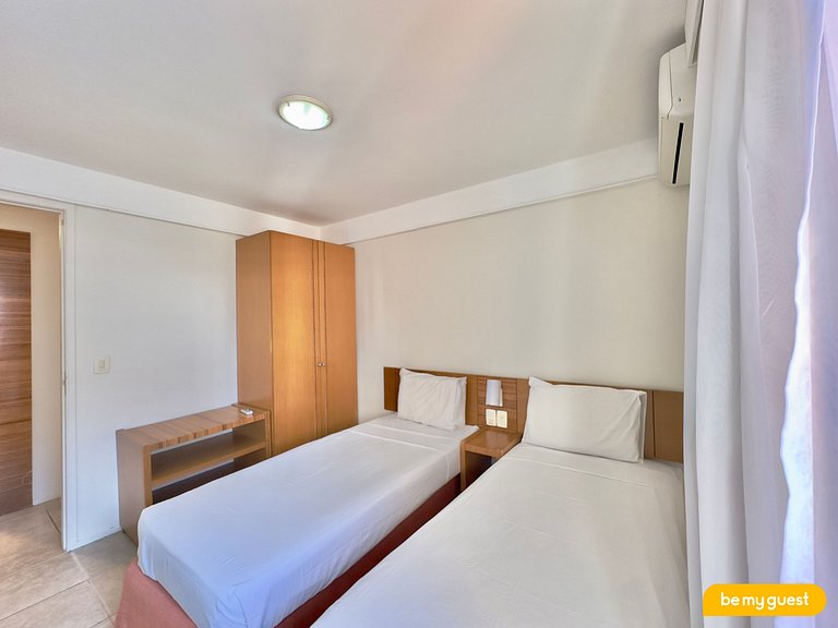 Apartamento 2 quartos em hotel com vista