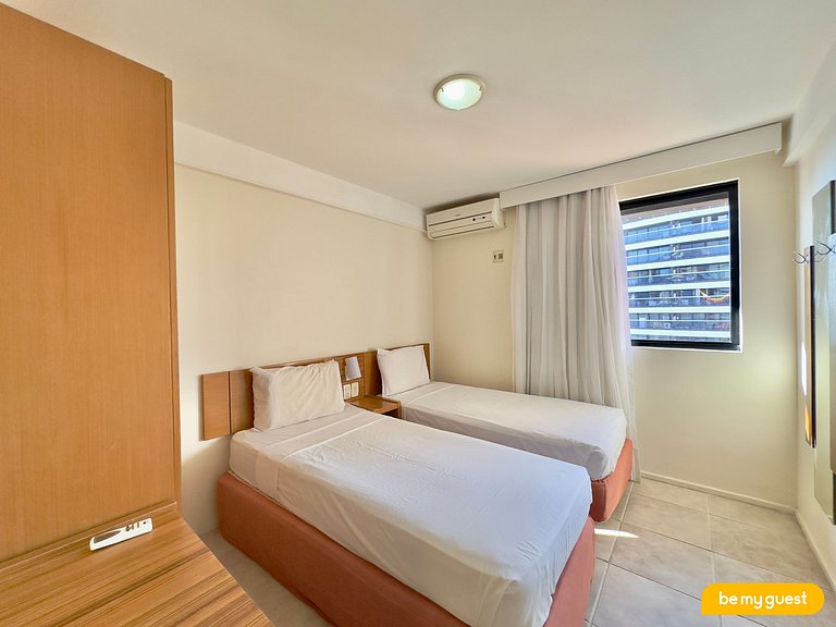 Apartamento 2 quartos em hotel com vista