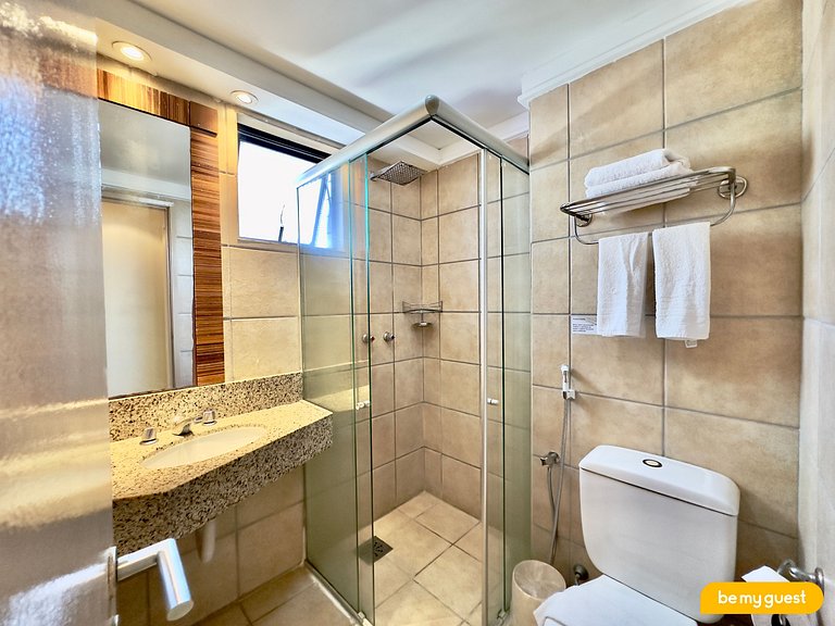 Apartamento 2 quartos em hotel com vista