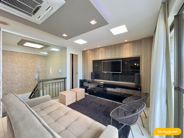 Linda Cobertura com 3 quartos no Mediterranee