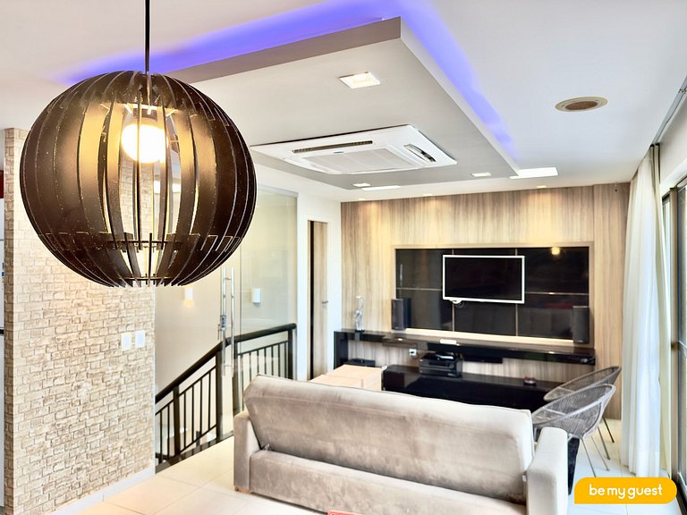 Linda Cobertura com 3 quartos no Mediterranee