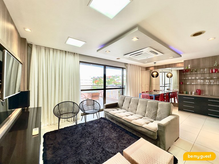 Linda Cobertura com 3 quartos no Mediterranee