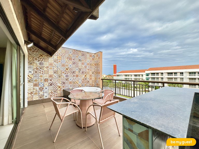 Linda Cobertura com 3 quartos no Mediterranee