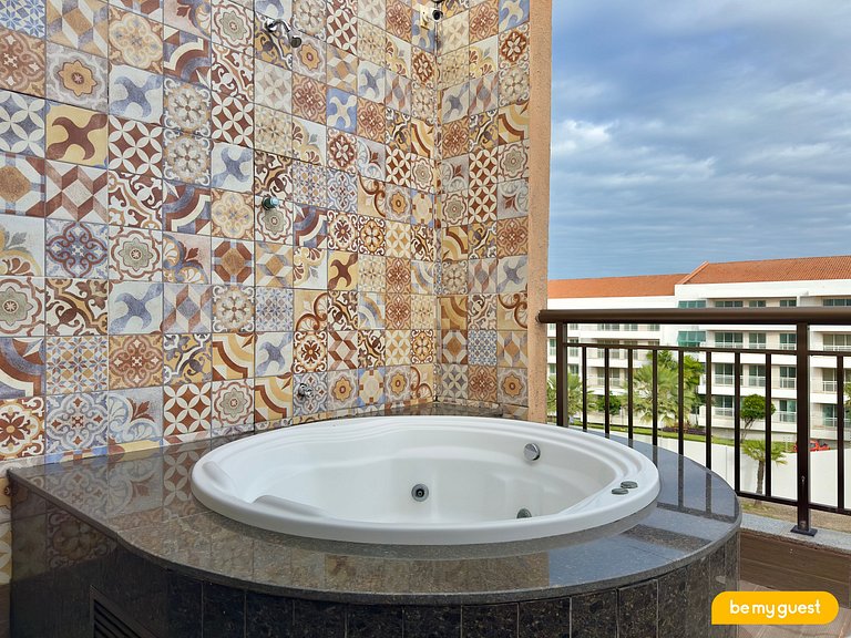 Linda Cobertura com 3 quartos no Mediterranee