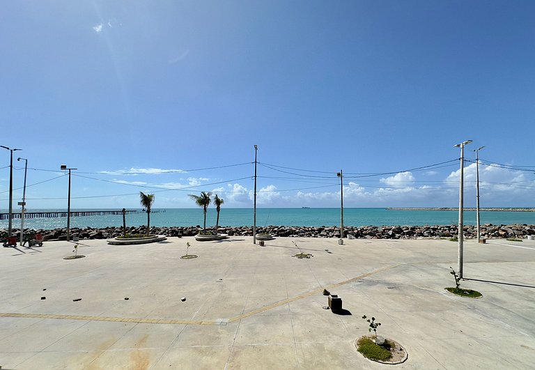 Apartamento tipo studio com vista mar