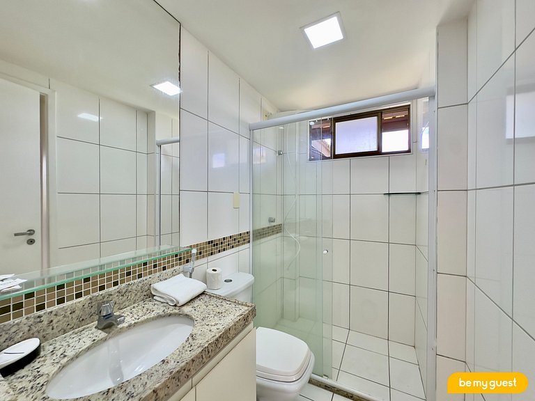 Cobertura no Beach Place com Jacuzzi e Vista-mar