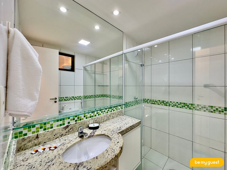 Cobertura no Beach Place com Jacuzzi e Vista-mar