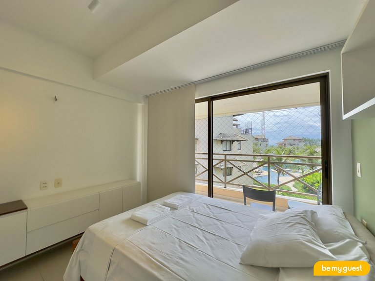 Cobertura no Beach Place com Jacuzzi e Vista-mar