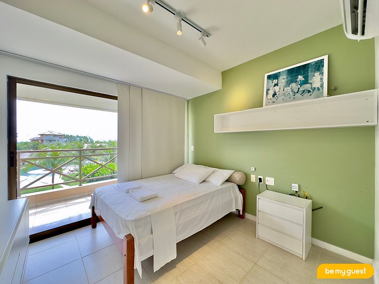 Cobertura no Beach Place com Jacuzzi e Vista-mar