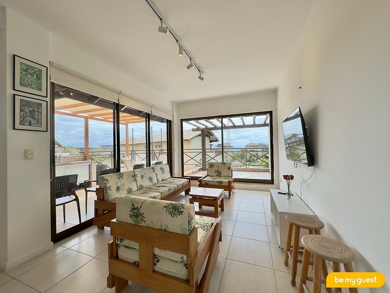 Cobertura no Beach Place com Jacuzzi e Vista-mar