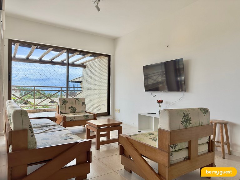 Cobertura no Beach Place com Jacuzzi e Vista-mar